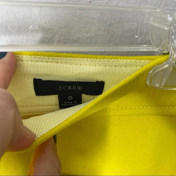 NEW J. Crew Patch pocket mini skirt in double-serge wool Sz 0 - Picture 5 of 8